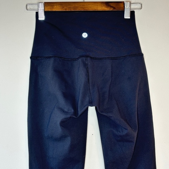 Lululemon Wunder Under Pant High Rise Tech Mesh 28" Black Size 4 - Picture 8 of 10